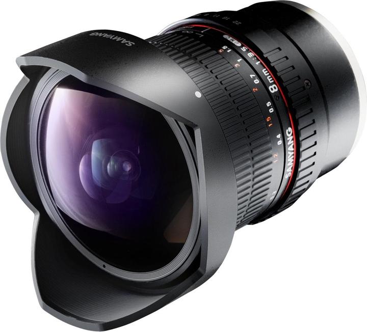 Immagine prodotto Samyang 8mm f/3.5 Asph IF MC Fisheye CSII DH - Sony E (Sony E, APS-C / DX)