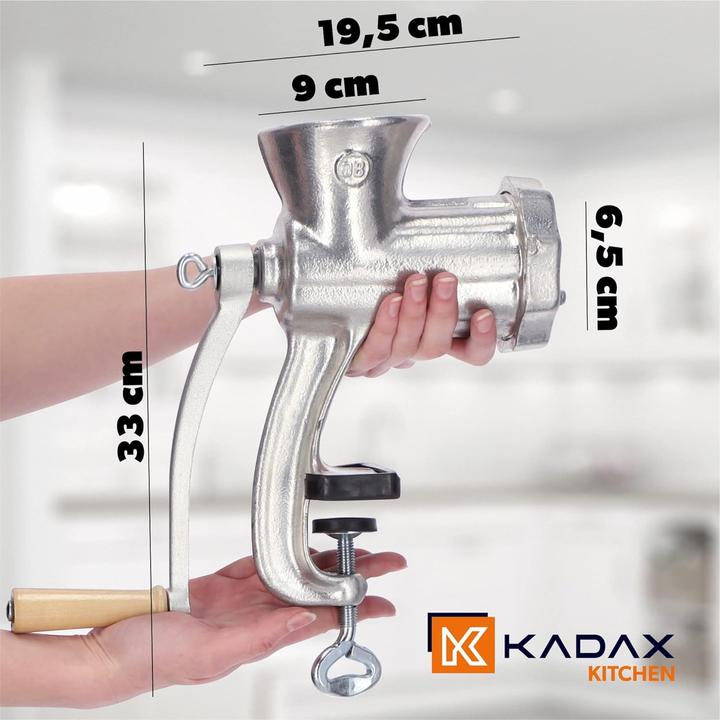 Immagine prodotto Kadax Tritacarne in ghisa, misura 10