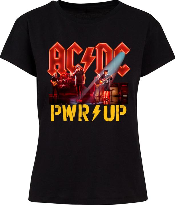 Actual product image Merchcode Ladies ACDC - PWRUP Stage Lights Box Tee - 165675 (XS)