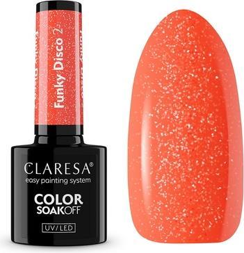 Immagine prodotto Claresa Smalto per unghie ibrido Soak Off Uv Led Funky Disco 2 5g (Vernice UV gel)