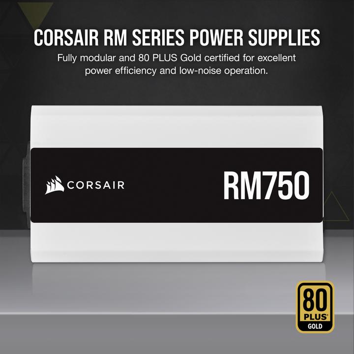 Actual product image Corsair Power supply RM750 2021 Modular W (750 W)