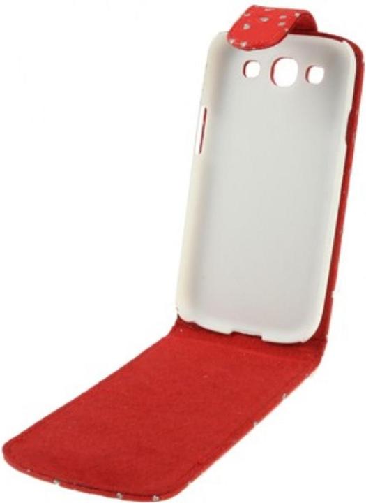 Produktbild König Design Handyhülle Strass für Handy Samsung Galaxy S3 i9300 / i9305 / S3 NEO i9301 rot (Samsung Galaxy S3 i9300, Samsung Galaxy S3 LTE i9305)