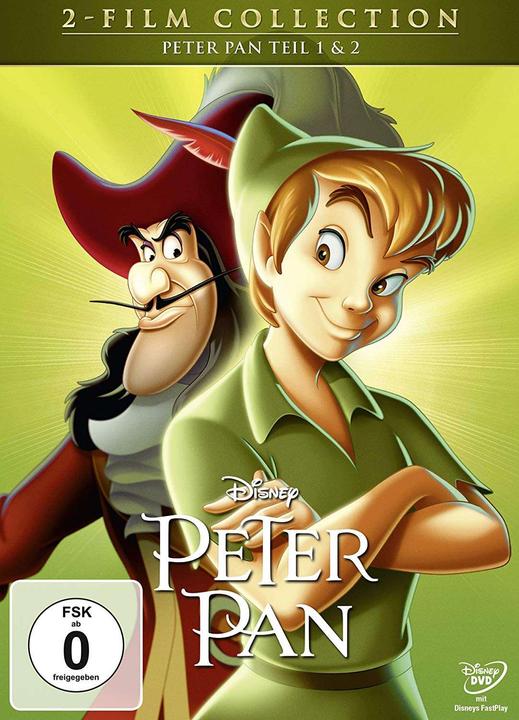 Disney Interactive Studios Peter Pan 1+2 (DVD, 2018, German)