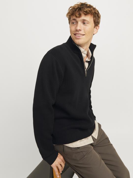 Produktbild Jack & Jones Jprblamilano Stitch Knit Half Zip Sn (M)