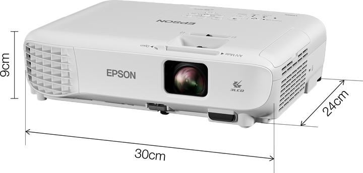 Produktbild Epson Eb-W05 (WXGA, 3300 lm, 1.3 - 1.56:1)