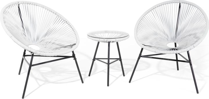 Actual product image Beliani Acapulco set of 2 with table