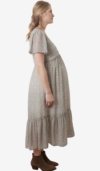 Image du produit Vertbaudet Maxi-robe à volants pour la grossesse et l'allaitement (36)