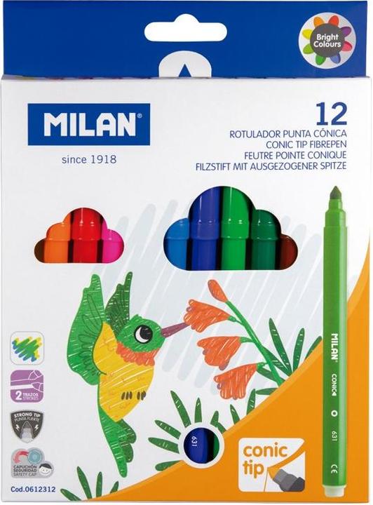 Actual product image CONIC brand, 12 colours (12 colours, 12 x)