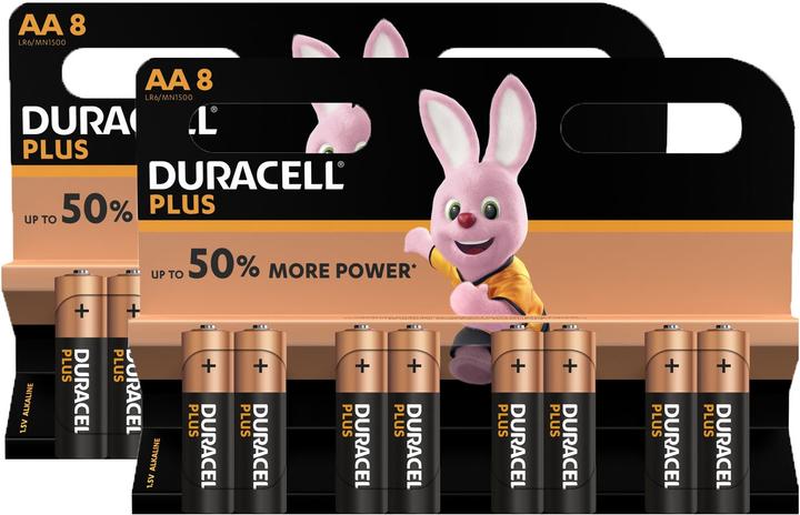 Immagine prodotto Duracell In più (16 pz., AA, 2700 mAh)