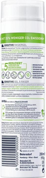 Produktbild NIVEA MEN Sensitive (200 ml, Rasiergel)