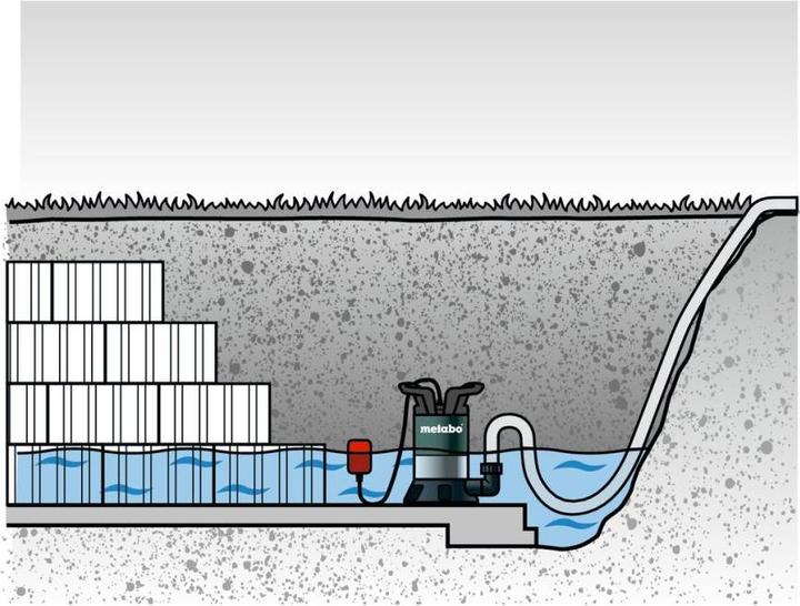 Immagine prodotto Metabo Pompa sommergibile per acque chiare TP 13000 S / 550 Watt (Pompa per acqua pulita)