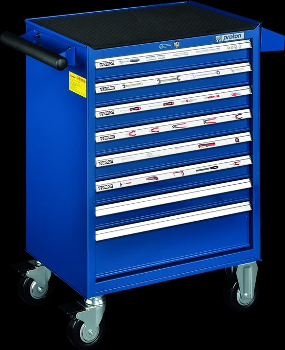 Image du produit Proton Servante d'atelier TT-323-PB, 8 tiroirs