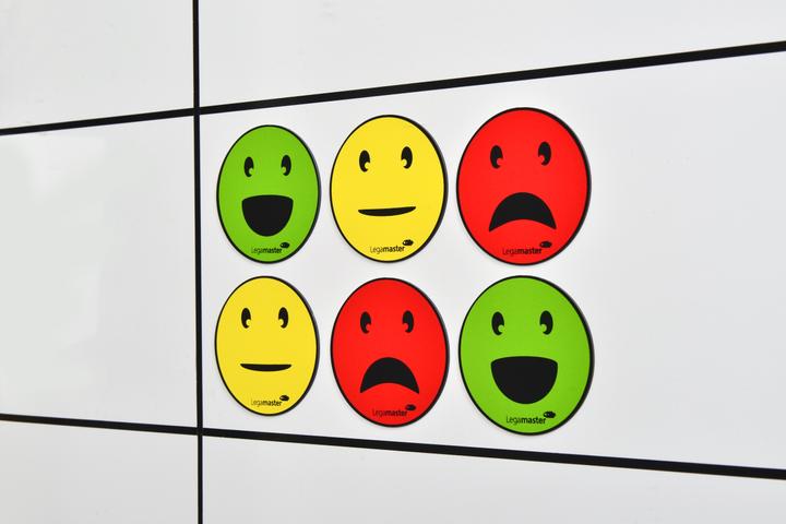 Produktbild Legamaster Emoticon Magnete traurig (5 x)