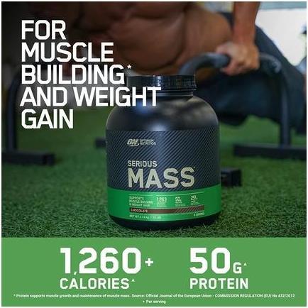 Produktbild Optimum Nutrition Serious Mass (Schokolade, 1 Stk., 5450 g)
