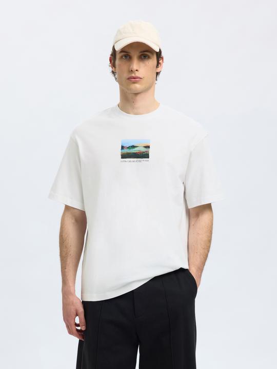 Immagine prodotto Selected Homme Print T-Shirt mit Rundhalsausschnitt (L)