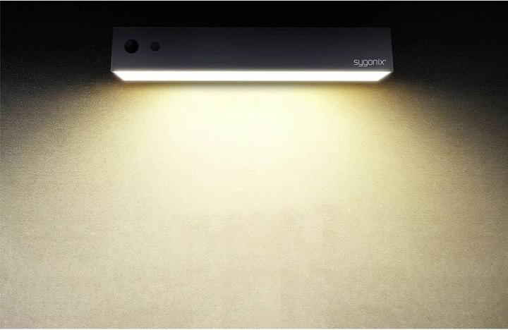 Actual product image Sygonix SY-5801968 Solar outdoor wall light neutral white anthracite grey (1000 lm, IP54)