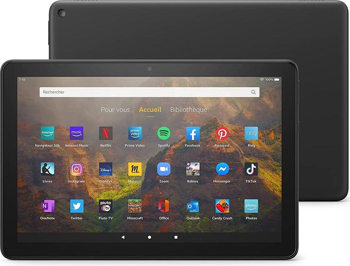 Amazon Fire HD 10 (2021) incl. Alexa (10.10", 64 GB, Black)