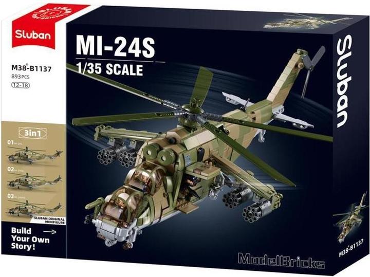Produktbild Sluban SL96007 - Hubschrauber MI-24S Gunship