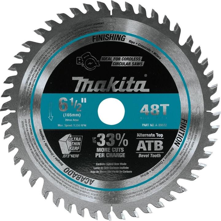 Actual product image Makita SPECIALIZED circular saw blade for wood 165 x 20 x 1,85 mm 48 teeth ( B-56764 )
