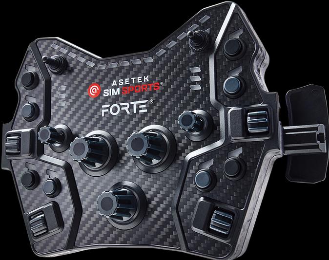 Asetek SimSports Forte GT Button Box - Edizione nera