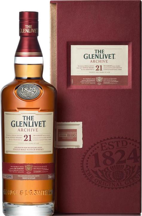 Produktbild The Glenlivet 21 Years (Single Malt, Scotch Whisky, 1 x 70 cl)