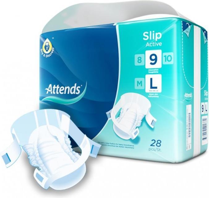 Actual product image Attends Slip 9 Active large (28 x, Large)