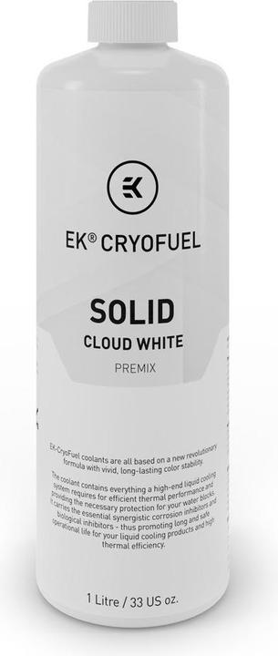 Actual product image EKWB EK-CryoFuel Solid Premix - Cloud White (1000 ml, Ready-mix)