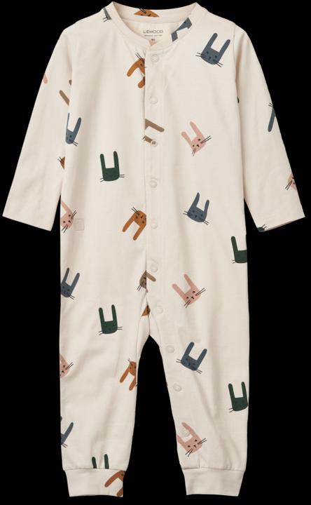 Image du produit Liewood Birk Pyjama Jumpsuit Bunny (80)