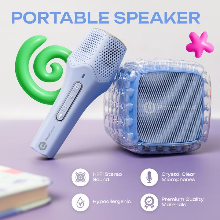 Produktbild PowerLocus Aero Kids Karaoke Bluetooth-Kinderlautsprecher