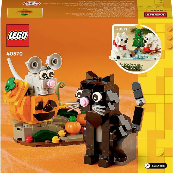 Actual product image LEGO Cat and Mouse on Halloween (40570, LEGO Icons)