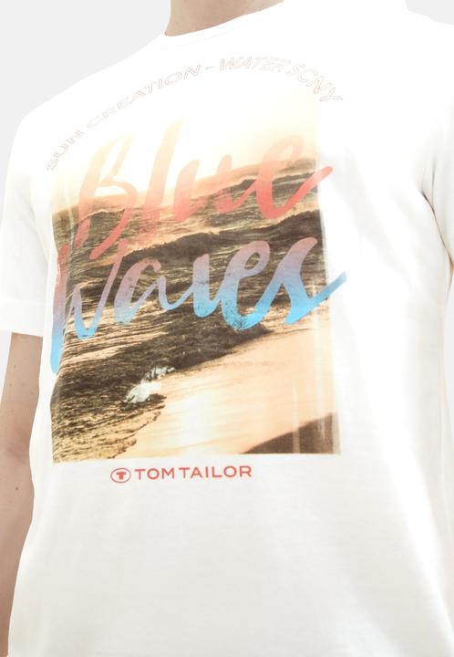 Actual product image Tom Tailor T-Shirt Kurzarmshirt mit Rundhalsausschnitt und Foto-Print (XXL)