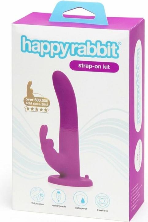 Actual product image Happy Rabbit Strap-on Rabbit Kit