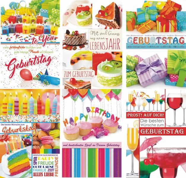 Immagine prodotto Magni Biglietti d'auguri 100 pezzi. Compleanno (100 pz.)