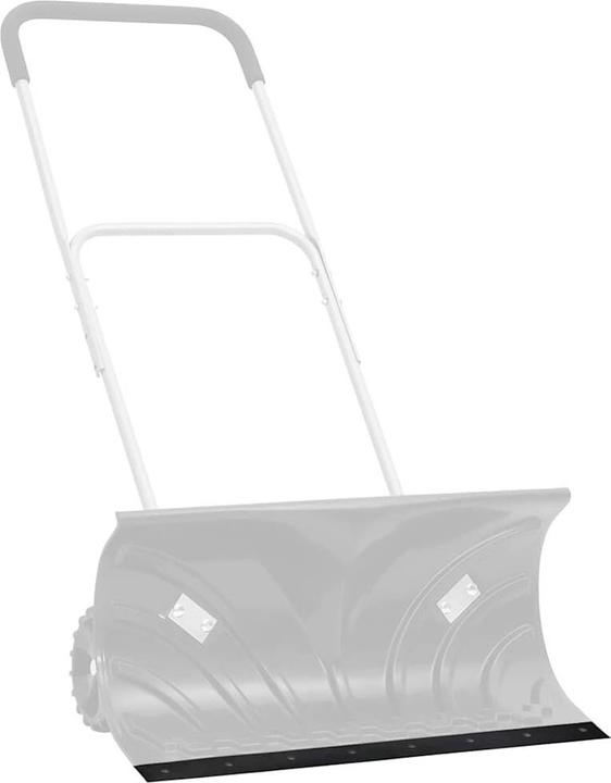 Produktbild VidaXL Schürfleiste Gummi Schwarz 250x8x2 cm Schürfleiste Gummilippe