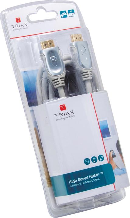 Produktbild Triax HDMI3,0M Hochgeschw.HDMI-Kabel mit Ethernet (3 m, HDMI)