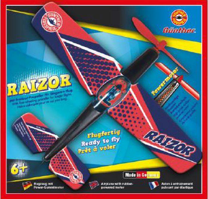 Actual product image Günther Flugspiele Raizor rubber motor flying model