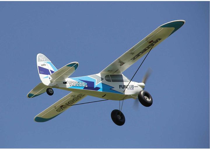 Produktbild Multiplex RC Motorflugmodell RR FunCub NG blau Modellflugzeug (Motorflugzeug)