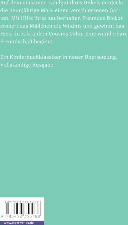 Produktbild Der geheime Garten (Frances Hodgson Burnett, Deutsch)