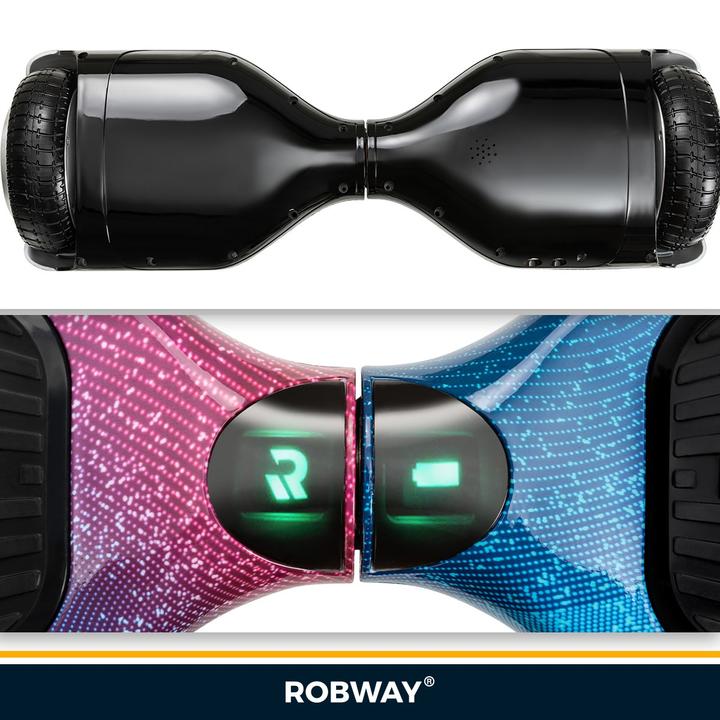 Produktbild Robway Hoverboard W1 E-Balance Board Scooter Elektro Roller Smart Self Balance (Dark Matter)