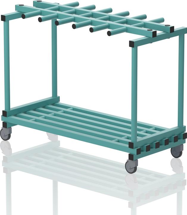 Immagine prodotto Sport-Thieme Carrello a ripiani in plastica combinato piatto