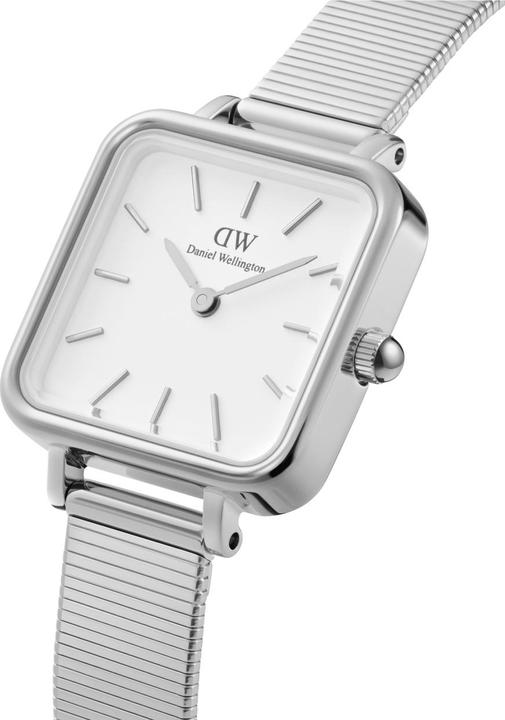 Immagine prodotto Daniel Wellington Quadro Studio Argento Bianco (Orologio da polso analogico, 22 mm)