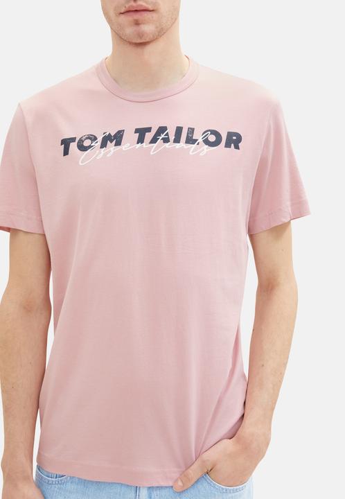Image du produit Tom Tailor T-Shirt Kurzarmshirt mit Front-Logo-Print (XXL)
