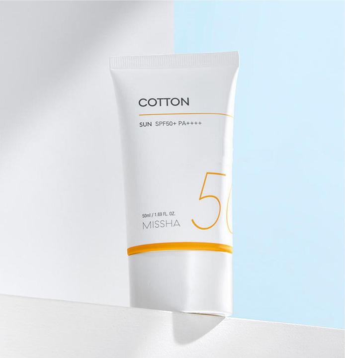 Actual product image Missha All Around Safe Block Cotton Sun (Suntan cream, SPF 50, 50 ml)