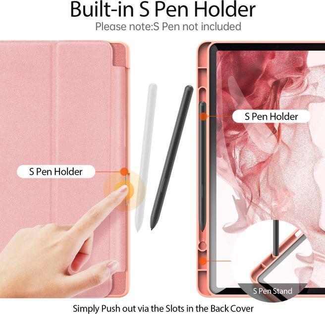 Actual product image Dux Ducis Galaxy Tab S9 - Domo Case pink (Galaxy Tab S9)