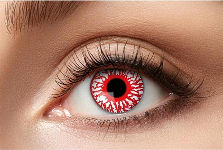 Fasnacht Monatslinsen Bloodshot (Rot)