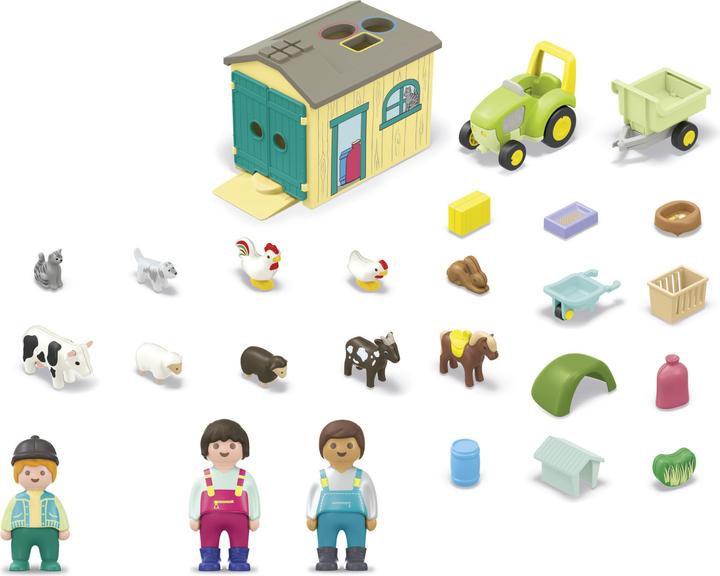 Produktbild Playmobil Bauernhof-Abenteuer Traktor (71656)