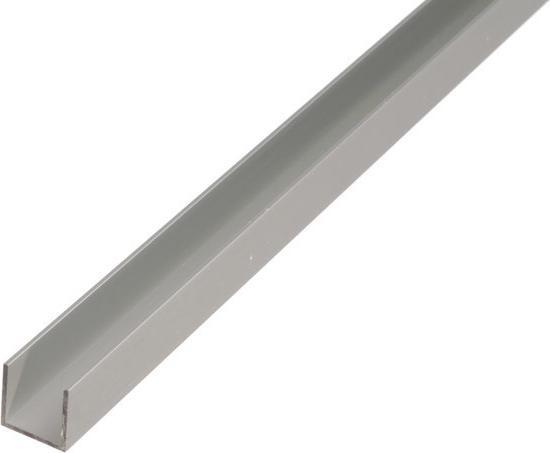 Productafbeelding Magni Alberts 473846 U-profiel aluminium, zilver geanodiseerd 1000 x 15 x 10 mm