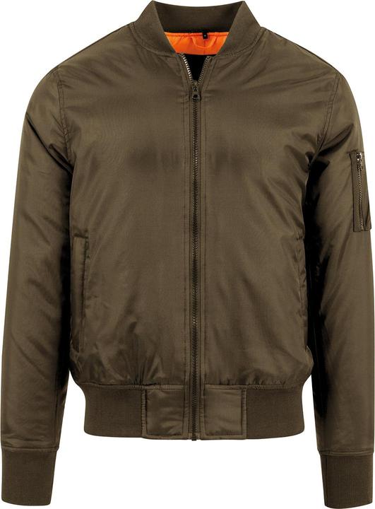 Actual product image Build Your Brand Contrast Bomber Jacket (3XL)