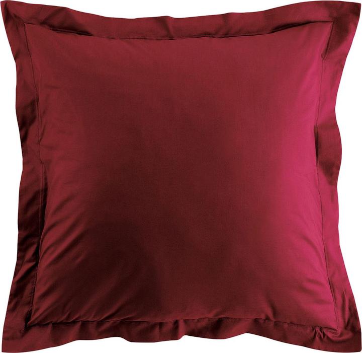 Image du produit Casativo Taie d'oreiller en coton bio, housse de coussin avec bordure décorative (63 x 63 cm)