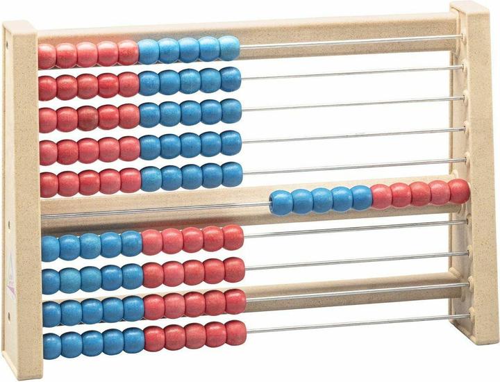 Magni Re Wood Rechenrahmen 100er rot blau (Deutsch)
